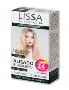 LISSA ALISADO BRASILEÑO NANOPLASTIA CABELLOS RUBIOS